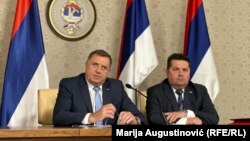 Milorad Dodik, predsjednik RS-a i Nenad Stevandić, predsjednik Narodne Skupštine RS-a