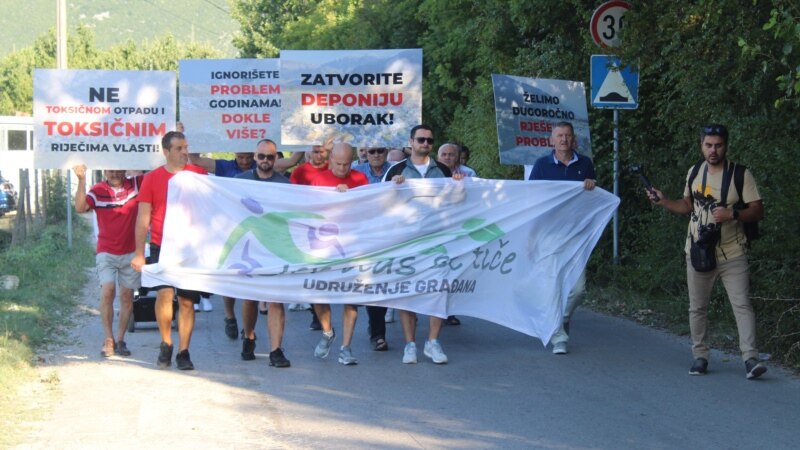 Građani ponovo protestovali pred  spornom deponijom kod Mostara