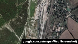 Электроподстанция 330кВ «Севастополь». Скриншот карты Google