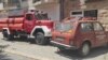 Старо домашно и донирано возило од Словенија пред противпожарната бригада во Кратово, 21.07.2023 година. 