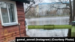 Паводка на Гомельшчыне, архіўны здымак