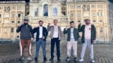 Освобожденные активисты "Группы 24" в Риме
