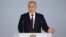 Russian President Vladimir Putin delivers his annual address to the Federal Assembly in Moscow on February 21.