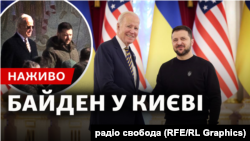 Президент США Джо Байден перебуває в Києві із офіційним, але не оголошеним заздалегідь візитом. 20 лютого 2022 року