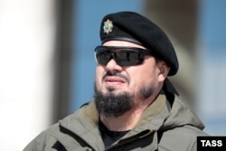 Abuzaid Vismuradov in Chechnya in March 2022