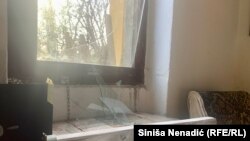 Razbijen prozor na prostorijama Banjalučkog socijalnog centra, Banjaluka 23. mart 2023. godine