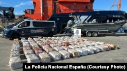 Zaplenjeni kokain u primorskom gradu Vigo, na severozapadnoj obali Španije