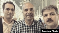 از چپ به راست: رضا شهابی، داوود رضوی و حسن سعیدی