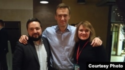 Федор Телин, Алексей Навальный и Лилия Чанышева. Архивное фото