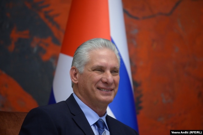 Президент Республики Куба и Первый секретарь ЦК Коммунистической партии Кубы Мигель Диас-Канель