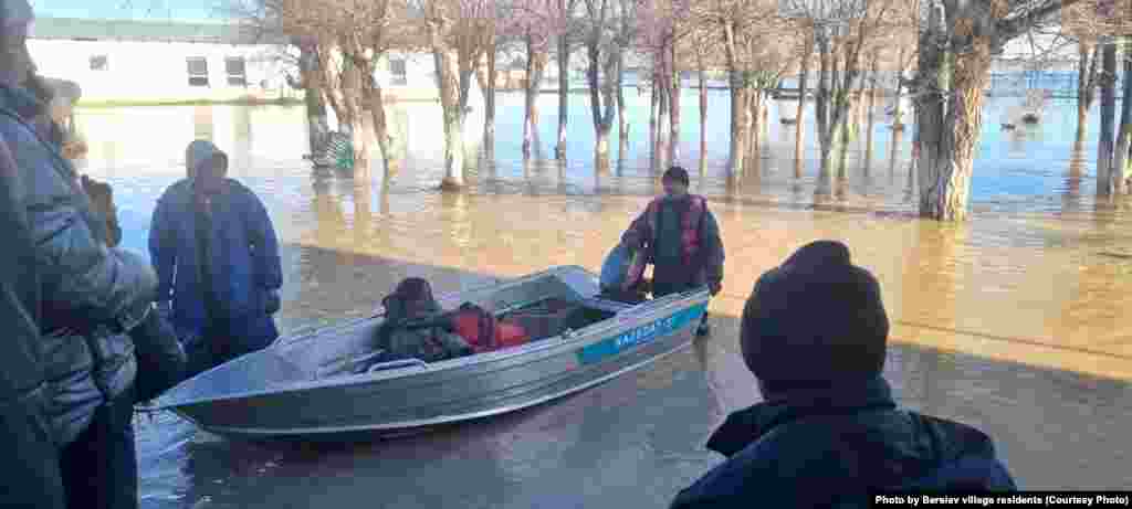 A villager captured this photo in&nbsp;Bersiev in the Oiyl district of Kazakhstan&#39;s Aqtobe region, where many homes were flooded. In the spring, settlements in Kazakhstan&#39;s eastern, western, and central regions are inundated almost annually as the snow melts. &nbsp;