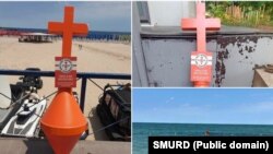În 2022, SMURD a trimis salvamarilor geamanduri în formă de cruce.