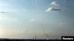 گنبد آهنین اسرائیل تعدادی از موشک‌های حماس را رهگیری کرد