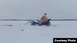 Вертолет Ми-8, разбившийся под Мурманском. Фото: МЧС