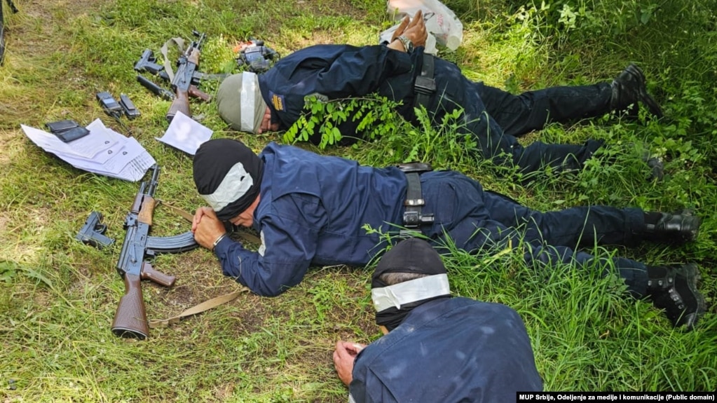Trojicu pripadnika Kosovske policije srpske vlasti uhapsile su 14. juna 2023.