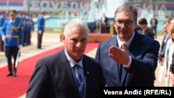 Migel Dijaz-Kanel je prvi je kubanski predsednik koji je došao u Beograd od 1986. i posete Fidela Kastra