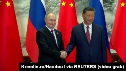 رؤسای جمهور چین و روسیه