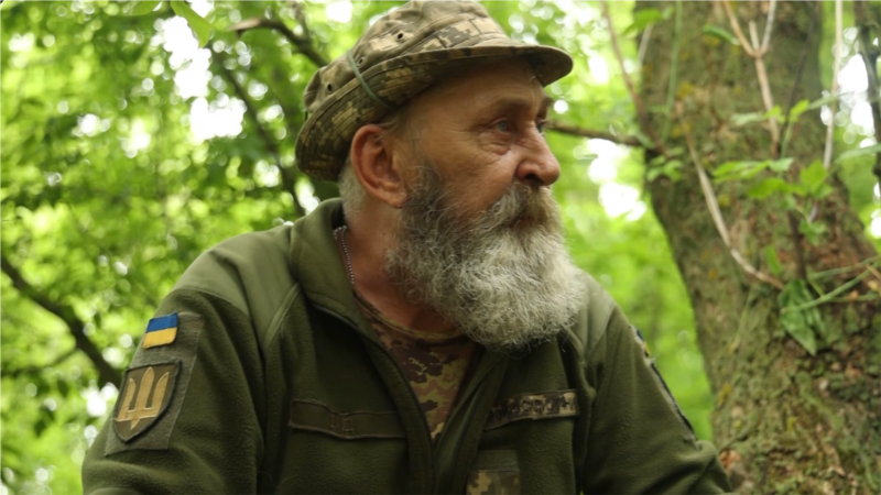 „Bunicul” ucrainean apără patria ancestrală a cazacilor