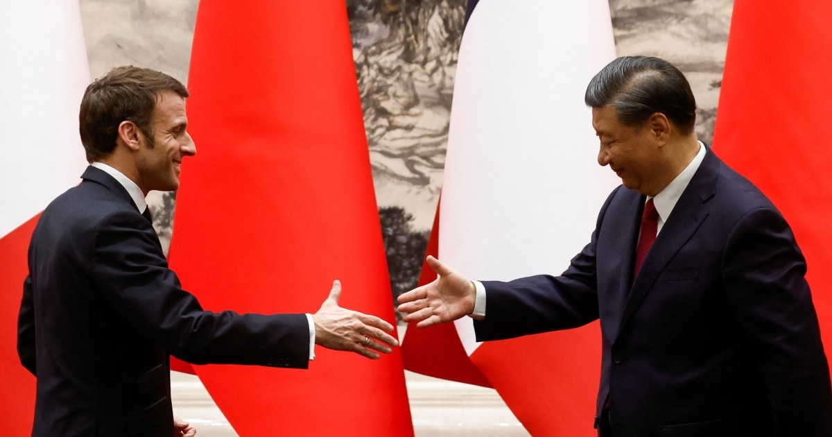 Macron Appeals To Chinese President To Help End War In Ukraine