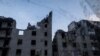 UKRAINE -- A view shows heavily damaged residential buildings in the town of Chasiv Yar, amid Russia's attack on Ukraine, in Donetsk region, Ukraine May 23, 2023. 