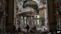 Пошкоджений найбільший православний храм Одеси – Спасо-Преображенський кафедральний собор, 23 липня 2023 року 