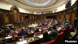 Armenia - A session of the National Assembly, Yerevan October 3, 2023.