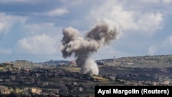 Dim posle napada Izraela na pograničnu oblast u Libanu, 5. maj 2024.