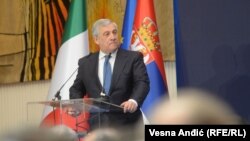 Ministri i Jashtëm i Italisë, Antonio Tajani. Fotografi nga arkivi. 