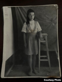 Бабушка Гульнары Наджие в Самарканде. СССР, 1948 год. Личный архив Абдулаевой