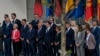 Udhëheqës të lartë të vendeve të Ballkanit Perëndimor dhe Bashkimit Evropian, në një samit të mbajtur në Tiranë, në tetor të vitit 2023.
