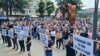 KOSOVO: Protest of local Serbs in Mitrovica North on June 27