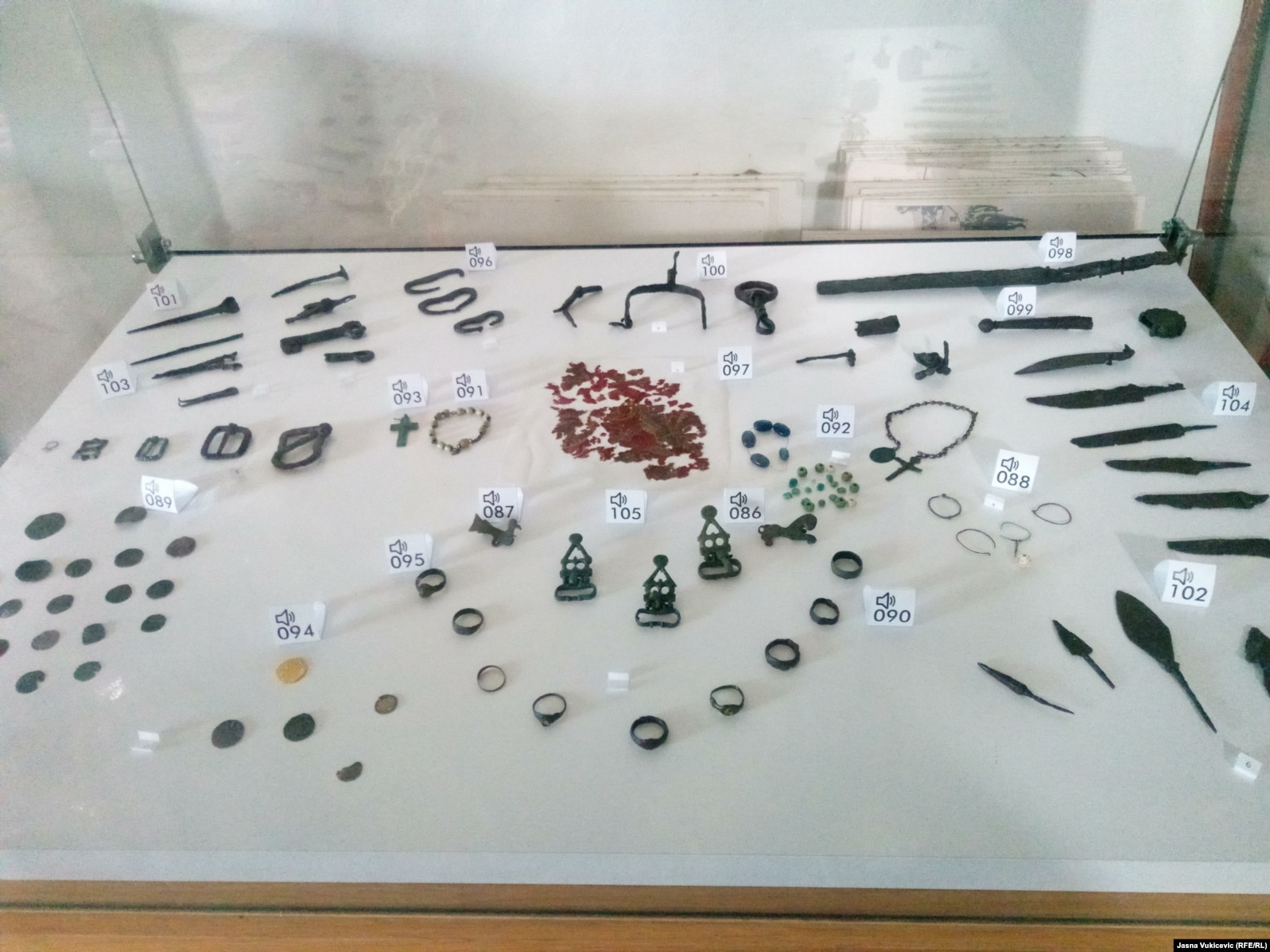 Pjesë e koleksionit të pasur arkeologjik të Muzeut të Uliqinit. 15 dhjetor 2023.
