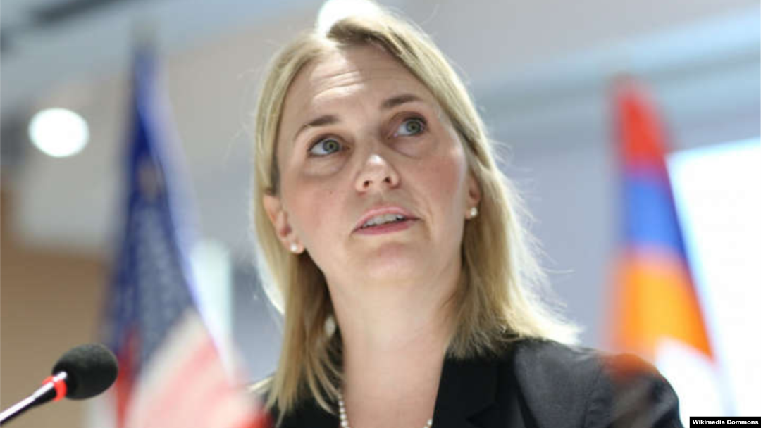 US Ambassador to Ukraine Bridget Brink was appointed by President Joe Biden. (file photo)