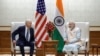 Presidenti amerikan, Joe Biden, dhe kryeministri i Indisë, Narendra Modi. Fotografi nga arkivi.
