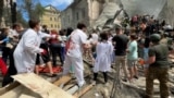 Russian Air Strike Hits Children's Hospital In Kyiv