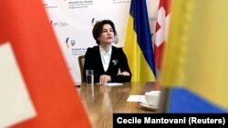 Посол України в Швейцарії Ірина Венедіктова під час інтерв’ю агентству Reuters. Берн, 27 березня 2023 року