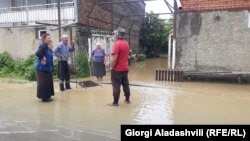 უხვი ნალექის შედეგი სოფელ გავაზში