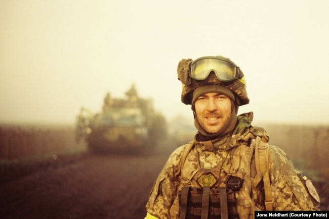 Джона Нейдхарт, боєць Інтернаціонального легіону у 2022–2023 роках