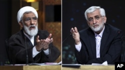 مصطفی پورمحمدی (چپ) می‌گوید علت مخالفت جلیلی با اف‌ای‌تی‌اف این بود که نمی‌خواست این کار در دولت حسن روحانی انجام شود