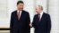 Russian President Vladimir Putin (right) with his Chinese counterpart, Xi Jinping, in Moscow last year. 