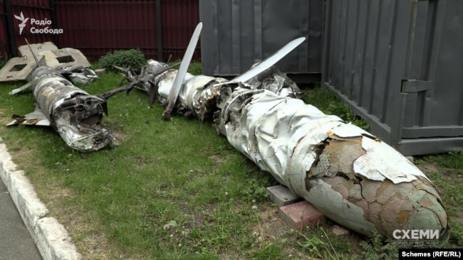 Збита Х-55 на території Київського науково-дослідного інституту судекспертиз