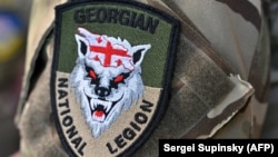Шеврон с эмблемой Грузинского национального легиона, иллюстративное фото