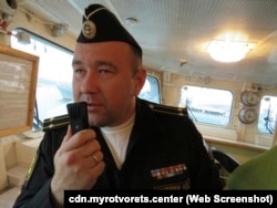 Антон Купрін, капітан 1-го рангу, командир крейсера «Москва»