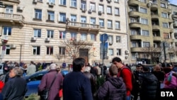  Протестът пред Столичната община 