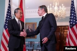 Зустріч глав дипломатій США та Китаю – Ентоні Блікена та Ван Ї. 26 жовтня 2023 року, Вашингтон