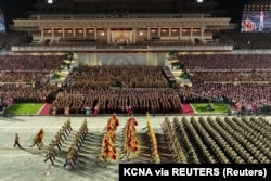 Военный парад в честь 70-летия перемирия в Корейской войне. Пхеньян, 27 июля 2023 года