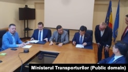 Semnarea contractului dintre România si compania chineză CCECC pentru construcția lotului 3 din Autostrada A0.