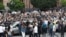 Armenia - Antigovernment protesters gather at Republic Square in Yerevan, May 30, 2024.