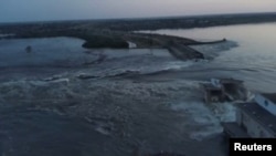 Милиони кубични метра вода се вляха изведнъж в Черно море при разрушаването на стената на язовира