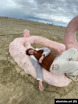 Станислав Шминке на Burning Man в 2023 году
